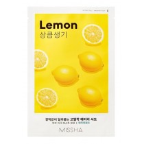 Missha Airy Fit Sheet Mask rozświetlająca maseczka w płachcie z ekstraktem z cytryny Lemon 19ml