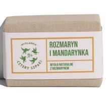 Mydlarnia Cztery Szpaki Naturalne mydo z rozmarynem Rozmaryn i Mandarynka 110g