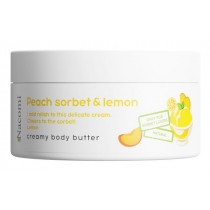 Nacomi Creamy Body Butter kremowe maso do ciaa Lemon Sorbet & Peach 100ml