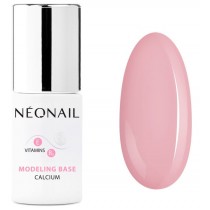 NeoNail Modeling Base Calcium baza hybrydowa Neutral Pink 7,2ml