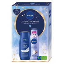 Nivea Caring Moment el pod prysznic 250ml + mleczko do ciaa 250ml