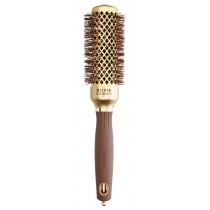 Olivia Garden Expert Blowout Shine szczotka do modelowania i suszenia wosw Zoto Brzowa 35mm