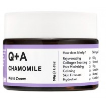 Q+A Chamomile Calming Night Cream agodzcy krem do twarzy na noc z rumiankiem 50g