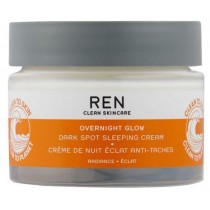 Ren Overnight Glow Dark Spot Sleeping Cream bogaty krem na noc 50ml
