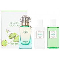 Hermes Un Jardin Sur Le Nil Woda toaletowa 50ml spray + Balsam do ciaa 40ml + el pod prysznic 40ml