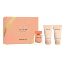 Narciso Rodriguez Ambree Woda perfumowana 50ml spray + Żel pod prysznic 50ml + Balsam do ciała 50ml