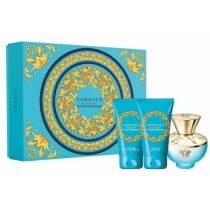 Versace Dylan Turquoise Pour Femme Woda toaletowa 50ml spray + Żel pod prysznic 50ml + Żel do ciała 50ml
