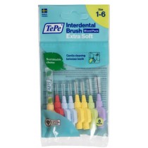Tepe Extra Soft Mixed Pack szczoteczki do przestrzeni midzyzbowych 0,45-1,1mm 8szt