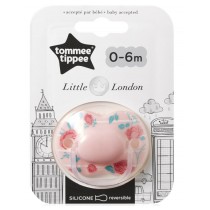 Tommee Tippee Little London smoczek symetryczny uspokajajcy 0-6m Girl