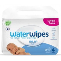 Waterwipes Baby Wipes chusteczki nawilżane dla dzieci 4x60szt