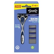 Wilkinson Sword Men Hydro5 Skin Protection Regular maszynka do golenia z wymiennymi ostrzami + wkady 3szt