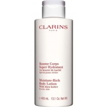 Clarins Baume Corps Super Hydratant Moisture Rich Body Lotion balsam do ciaa z Masem Shea 400ml