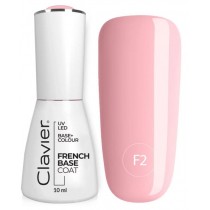 Clavier Luxury Nail Hybrid UV Base Coat baza hybrydowa F2 10ml