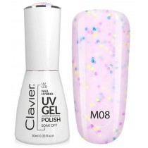 Clavier Luxury Nail Hybrid UV Gel hybrydowy lakier do paznokci 008 10ml