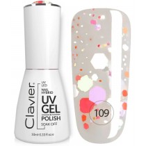 Clavier Luxury Nail Hybrid UV Gel hybrydowy lakier do paznokci 109 Lemon Shot 10ml