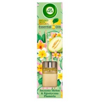 Air Wick Essential Oils pachnące patyczki zapachowe Soczysty Melon i Egzotyczna Plumeria 40ml