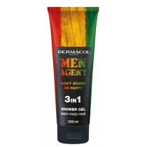 Dermacol Men Agent Shower Gel 3in1 el pod prysznic Don`t Worry Be Happy 250ml