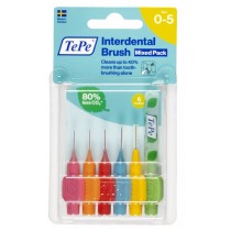 Tepe Orginal Interdental Brush szczoteczka do przestrzeni mi�dzyz�bowych mix rozmiar�w 6szt
