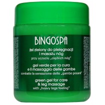 Bingo Spa �el zielony do masa�u i piel�gnacji n�g 500g