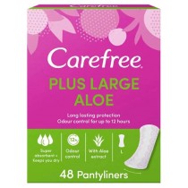 Carefree Plus Large wkadki higieniczne Aloe 48szt