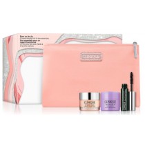 Clinique Eyes on the Fly krem pod oczy 15ml + mleczko oczyszczające do oczy 15ml + tusz do rzęs 3,5ml + kosmetyczka