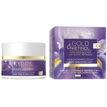 Eveline Gold & Retinol przeciwzmarszczkowy krem odbudowujcy na dzie i noc 70+ 50ml