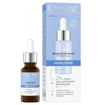 Eveline skoncentrowana formua 2% kwas hialuronowy nawilajce serum do twarzy na dzie i noc 18ml