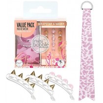 Invisibobble Urban Safari Duo Sauvage Beauty Wrapstar opaska do włosów + Safari Wildlife Nightlife spinki do włosów 3szt