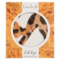 Lovely Cat Eye Eyeliner Stencil szablon do eyelinera