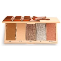 Makeup Revolution I Heart Revolution Chocolate Face Palette paleta cieni do powiek Waffle 18g