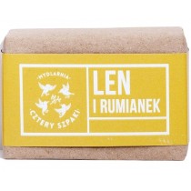 Mydlarnia Cztery Szpaki Myd�o naturalne Len i Rumianek 110g