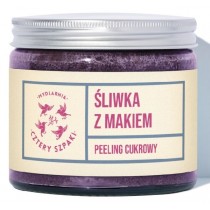 Mydlarnia Cztery Szpaki Peeling cukrowy do ciaa liwka z Makiem 250ml