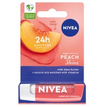 Nivea Pielgnujca pomadka do ust Peach Shine 5,5ml