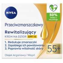 Nivea Przeciwzmarszczkowy+ ujdrniajcy krem na noc 55+ 50ml
