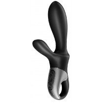 Satisfyer Heat Climax+ analny wibrator ze stymulacj Black