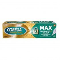Corega Power Max Mocowanie + Osłona krem mocujący do protez Miętowy 40g