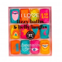 I Love Set Fizzy Baths & Belly Laughs Bath Fizzer Advent kule do kpieli 12x30g
