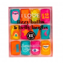 I Love Set Fizzy Baths & Belly Laughs Bath Fizzer Advent kule do kąpieli 12x30g