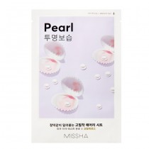 Missha Airy Fit Sheet Mask rozjaniajca maseczka w pachcie z ekstraktem z pery Pearl 19ml