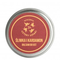 Mydlarnia Cztery Szpaki Balsam do ust liwka i Kardamon 15ml