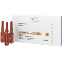 Apis Depiq Pro System depigmentująca ampułka z A-Arbutyną 1% i Kompleksem Rozjaśniającym 2% 10x3ml