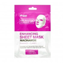 Beauty Formulas Maseczka w płachcie z niacynamidem