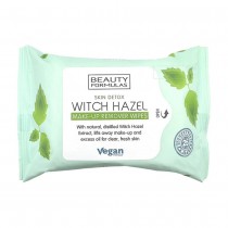 Beauty Formulas Witch Hazel Make Up Remover Wipers chusteczki do demakijau 25szt