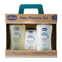 Chicco Baby Moments pyn do kpieli 200ml + balsam 200ml + woda toaletowa 100ml