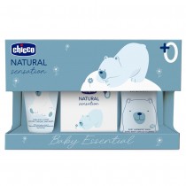 Chicco Natural Sensation pyn do ciaa i wosw 200ml + balsam do ciaa 100ml + woda perfumowana 100ml