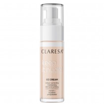 Claresa Keep It Nude CC Cream krem wyrwnujcy koloryt cery 101 Light 33g