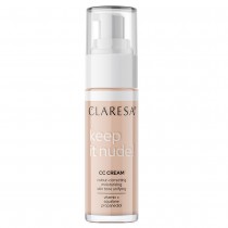 Claresa Keep It Nude CC Cream krem wyrwnujcy koloryt cery 102 Warm Medium 33g