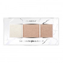 Claresa Too Glam To Give A Damn paleta rozwietlaczy 11 Rosy Glow 12,5g