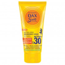 Dax Sun Ultra Lekki ochronny krem do twarzy SPF30 wysoko wodoodporny Active+ 50ml