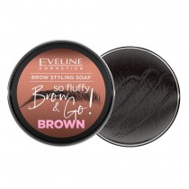 Eveline Brow & Go! mydo do stylizacji brwi Brown 25g